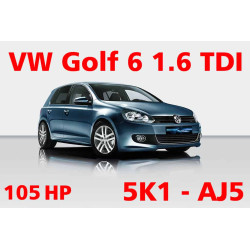 Periodic service maintenance package for VW Golf 6 1.6 TDI 5K1 AJ5 economical variant