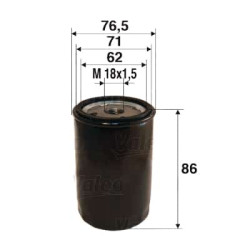 Engine oil filter VALEO 586058