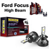 Ford Focus high beam headlight LED H7 NIKEN Pro Series and adaptors set