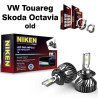 VW Touareg / Skoda Octavia old - headlight LED H7 NIKEN Pro Series and adaptors set