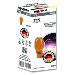 Stop Signal Mini Series T15 WY16W 16W 12V W2.1x9.5d yellow color light bulb