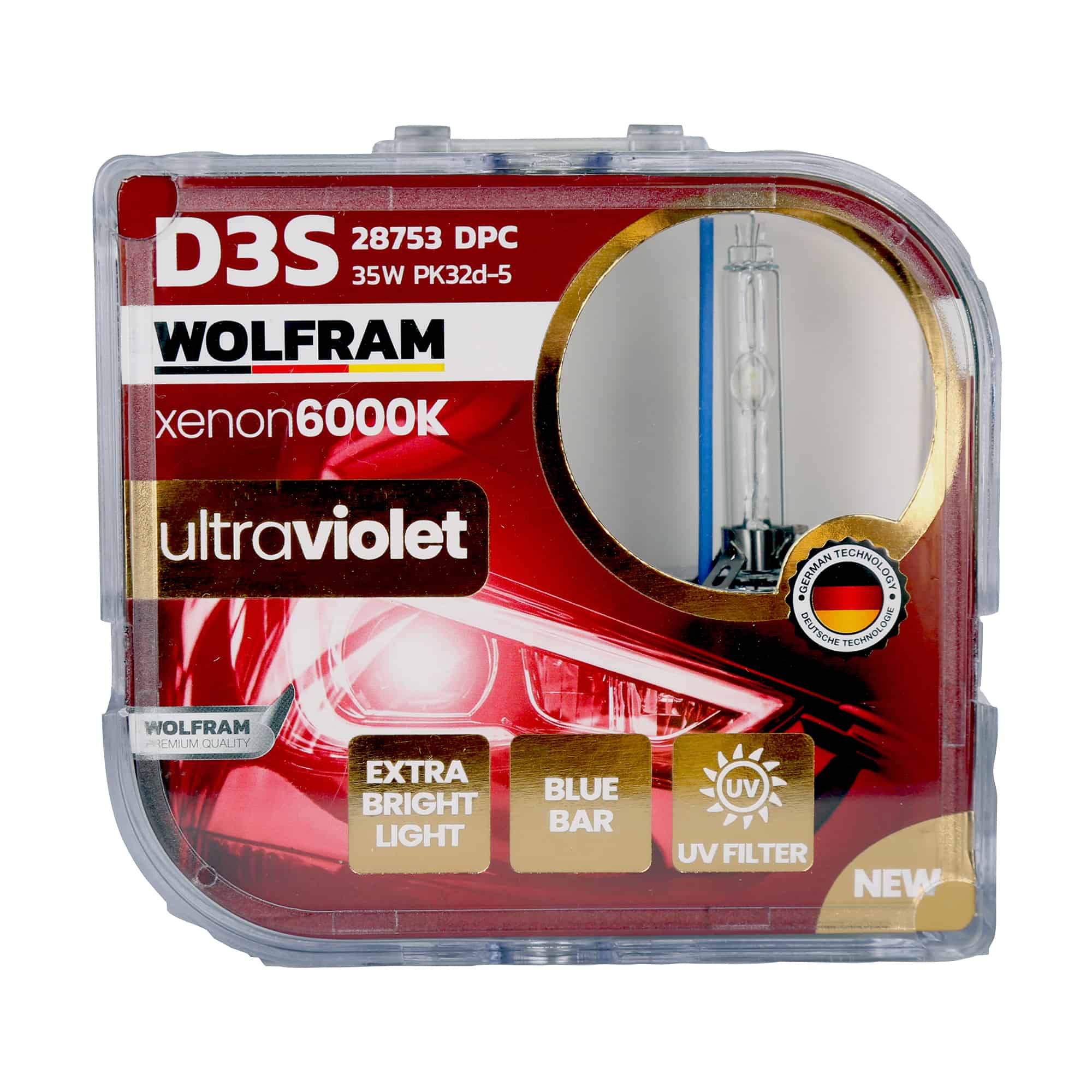 D3S 6000K UV xenon bulbs Wolfram Ultraviolet